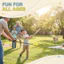 Baseball Swing Trainer,54'' Hitting Stick for Baseball & Softball,Non-Slip Grip Batting Practice Tool for All Ages