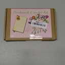 GarfxG Crochet Kit for Beginners Adults, 10 Flower Bookmarks Beginner Crochet Kit Include Knitting Yarn, Step-by-Step Video Tutorial, Hook, Holiday Birthday Christmas Gift for Friends Families