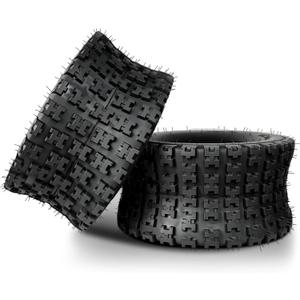 TRIPOWER 2Pcs 20x10-10 ATV Tires 20x10x10 Sport Quad Tires, 4PR Heavy Duty All Terrain Lawn Mower Tire, Tubeless