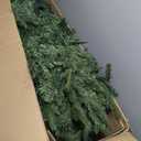 SHareconn 6ft Prelit Premium Artificial Hinged Classic Spruce Christmas Tree with Pre-lit 250 Warm White Lights, 900 Branch Tips and Foldable Stand, Perfect Choice for Xmas Decoration, 6 FT, Green