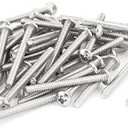 Uxcell M3 x 35mm Phillips Head Machine Screws Bolts 50 Pcs