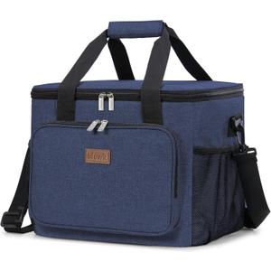 Lifewit Large Lunch Bag Insulated Lunch Box Soft Cooler Cooling Tote for Adult Men Women, Dark Blue 40-Can (24L) (Jumbo)