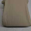 Bedsure 100% Washed Cotton Duvet Cover King Size - Khaki Minimalist Cotton Duvet Cover Linen Like for All Seasons - GentleSoft Plain Simple Bedding, 3 Pieces (Khaki, King, 104"x90")