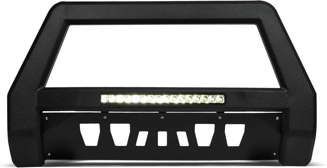Armordillo 8724170 X-Light LED Bull Bar Guard - Textured Black Fits 2007-2021 Toyota Tundra / 2008-2021 Sequoia
