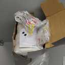 Heated Blanket King Size with 1/2/4/6/8 Hours Auto-Off 10 Heat Level, 90'' * 100'' Cozy Faux Rabbit Fur Bubble Electric Blanket with Overheat Protection(White)