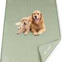 Pee Pads for Dogs, 40" x 28" Extra Large Reusable Dog Silicone Mat for Floor Protector, Washable Non-Slip Dog Training Pads for Potty Training (Green)