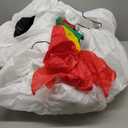 MICOCAH 8FT Christmas Inflatables Outdoor Decorations, Inflatable Snowman Holding Garland Blow Up Yard Decoration Build-in Rotating Colorful LEDs Xmas Holiday Party Indoor Lawn Christmas Eve Dcor