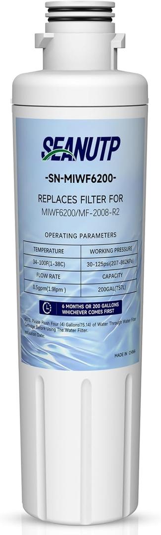 MIWF6200 Filter Replacement for Midea MF-2008-R2 MRQ22D7AST MRS26D5AST MRS26D7AST (1 Pack)