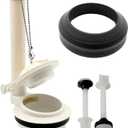 Toilet Flush Valve Kit Compatible with American Standard Champion 4 for Titan for Duravit Toilet Parts Replacement for American Standard 4149a 4215a 4260 4266, Include Flapper Gasket Bolt Kit