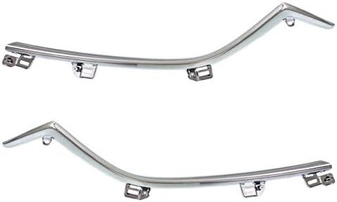 Compatible with 14-17 Mazda6 Front Grille Trim Grill Molding Garnish Chrome Left Right SET PAIR