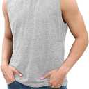 Lanliun Sleeveless Tank Tops for Men, Size L