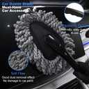 10PCS Car Detailing Cleaning Kit Interior Cleaner, Car Detailing Brushes, Car Duster, Car Cleaning Gel, Microfiber Cleaning Cloth, Car Accessories Essentials Supplies Tools for Auto,Truck, Interior