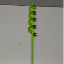 3x24-Inch Garden Auger Drill Bit for Planting and Post Hole Digging - Upgraded Spiral Design, Solid Shaft - Hex Driver Drill Compatible (Green)