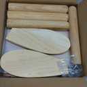 Bunny Chair for Ages 1.5-4 - Small Toddler Wooden Chair with 9.25" Seat Height, Solid Wood Rabbit Stool for Nursery, Playroom & Low Tables, Mini Kids Furniture - 1 Pack