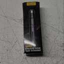 Ear and Nose Hair Trimmer for Men Women with Detachable Head, Professional Painless USB Rechargeable Nose Hair Trimmer, Powerful Motor and Washable Blades, Lightweight Black (Black Single-Piece)