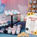 2 x BBQ Don't Say Baby Game for Baby Shower, Pack of One 5x7 Sign and 50 Mini Natural Clothespins, Backyard Baby Shower Decoration, Gender Neutral Party Supplies - SC20