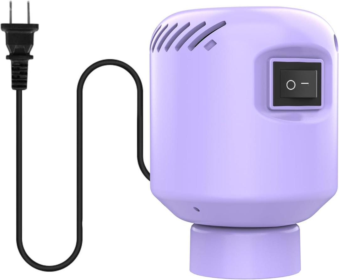 Vacuum Pump for Storage Bags Electric Pump for Vacuum Storage Bags Space Saver Bag Portable Electric Pump, Purple