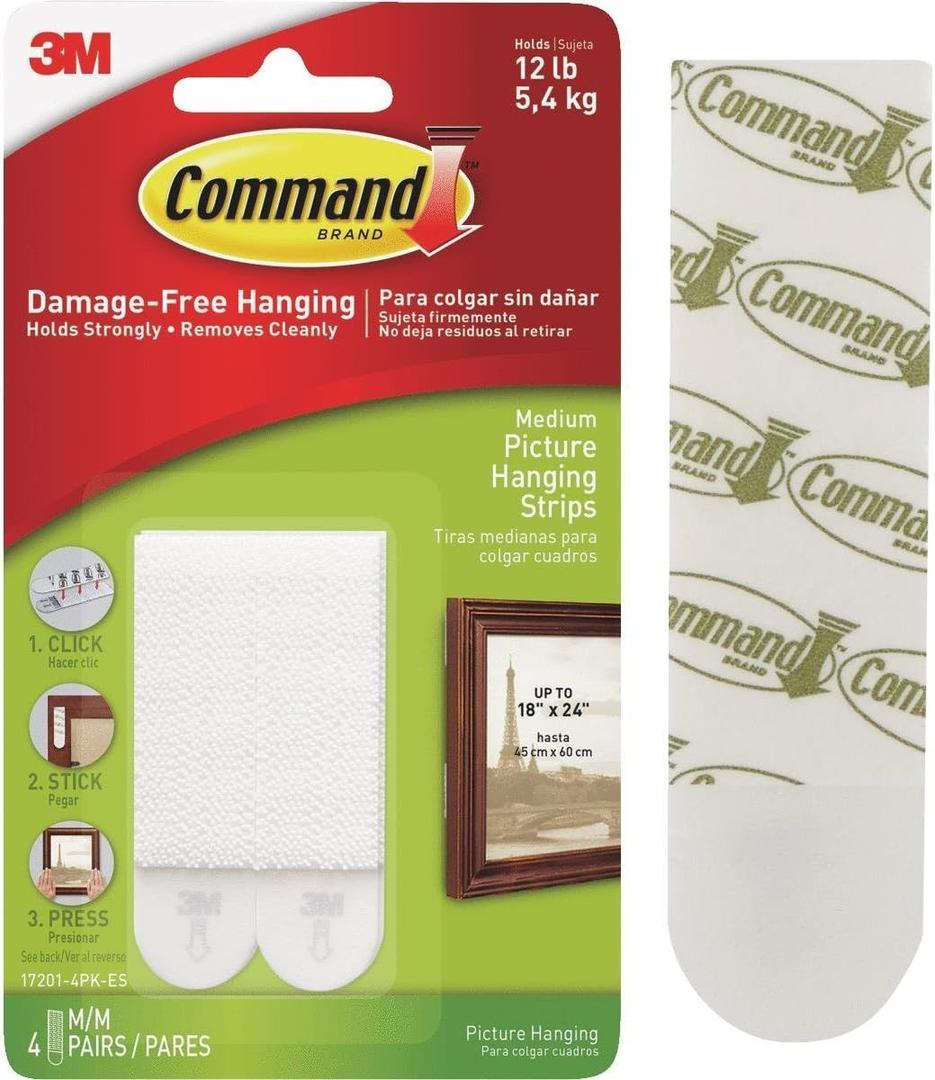 MMM172014PKES - Command Communications, Inc Commandtrade; Medium Picture Hanging Strips
