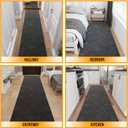 Ottomanson 3x10 Shag Hallway Runner Rug – Non-Slip Soft Fluffy Carpet