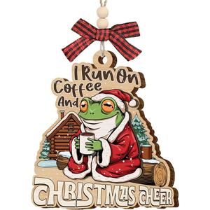 Frog Christmas Ornament 2025 - Gifts for Animal Lover, Unique Animal Lover Gifts for Women Men, Elegant Christmas Tree Decorations, Frog Ornament for Adults Boys Girls Friends