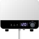 HBOKIT-Tankless water heater electric 110v tankless hot water instant portable hot water heater under sink hot water heaters for RV Kitchen