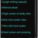 Mini LCD Writing Tablet Updated, 6.5in Erasable Reusable Electronic Drawing Pads, Electronic scratchpad, Hanging pens (Black)