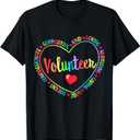 Cute Volunteer Volunteering Staff Uniform Event Church Group T-Shirt S
