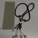 Black Wood Beads Japanese Soka Gakkai SGI Juzu Nichiren Buddhism Prayer Beads