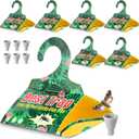 6 Pack Codling Moth Traps for Apple Trees with Pheromone Lures Triangular Hanging Sticky for Apple Trees, Includes 6Traps & 6 Lures, for Orchard & Garden Use
