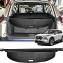 GZSH Cargo Cover for Nissan Rogue 2021 2022 2023 2024 2025 Carbon Fiber Black Cargo Cover Perfect for Nissan Rogue Trunk Cover Retractable Cargo Shade |Protect Your Cargo||Protect Privacy|