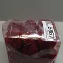 Senjie 36 PCS Velvet Ornaments Balls Sets for Christmas Tree Red Flocked Christmas Balls Assortment for Xmas Tree Holiday Decor