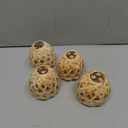Beavorty 4pcs Rattan Lampshade Replacement Mini Woven Lamp Shade Cover For Pendant Light Lamp Ceiling Wall Floor Lamp Candle Bulb