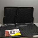 Mazda 3 2010-2013 Custom Fit Floor Mats Rubber 3D Car Mats Laser Measured Floor Liners All Weather Heavy Duty Waterproof Odorless Non-Slip TPE (Front & Rear, Black)