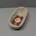 Sondiko Oval Bread Proofing Basket, Handmade Sourdough Bread Baking Supplies, Banneton Bread Proofing Basket Brotform with Proofing Cloth Liner for Sourdough Bread, Baking