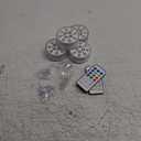 Creatrek Shower Light with Remote, Battery Operated Lights for Christmas Decor, Submersible LED Lights for Pumpkin, Bathtub, Hot Tub, Party, 4 Pack