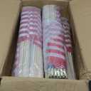 Tudomro 500 Pcs Small American Flag on Stick 12x18 In Mini Small US Flags Handheld with Safety Golden Spear Top 4th of July Decoration American Hand Held Stick Flags for Memorial Day