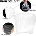 eowqeiur Christmas Gift Bags(9x12 Inch) 120 PCS Large Clear Plastic Cellophane Bags for Treat Goodie Candy Cookie Goody Clothes Pouches Holiday Birthday Party Favors Supplies Wrapping Packaging