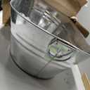Katai - Galvanized Steel Drinks Bucket - Oval, 5.5 Gallon Rustic Style Drinks Tub, Carry Handles - with Bottle Opener