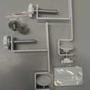 Inside Integrated Blind Curtain Rod Bracket Set, 0.8-2.3 Inch Wide Track, Drill-Free Installation& Tool-Free, Includes Guide and Magnetic Curtain Buckle White 2 Pcs(US Patent Application)