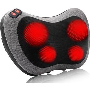 Papillon Shiatsu Back Massager with Heat, Deep Tissue Massage Pillow for Neck,Shoulder,Foot & Lower Back Pain Relief,Electric Kneading Massager for Home, Office, Car-Gifts for Mom, Dad, Men, Women