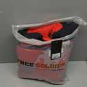 FREE SOLDIER Men's Waterproof Ski Jacket Fleece Lined Warm Winter Snow Coat with Hood Fully Taped Seams(Urban Red, XL)