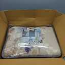 Madison Park Luna Quilt Modern Classic Design All Season, Breathable Coverlet Lightweight Bedding Set, Matching Shams, Decorative Pillow, King/Cal King(104"x94"), Floral Taupe 6 Piece