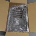 2 Pack Bath Toy Storage Organizer Basket, Large Metal Bathtub Toy Holder, Wall Mounted Hanging Shower Basket, Bath Toy Organizer For Bathtub for Easy Access and Sorting Toys/Clothes/Toiletries (White)