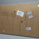 51" Extra Tall Cat Gate 30"-49.27" Wide, Auto Close, Pressure Mounted, for Cats & Small Dogs, Hallway, Stairs, Kitchen, Not Baby Gate,White