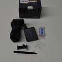 Solar Powered Net String Lights Outdoor Christmas Net Light 15 x 5ft Mesh Tree Fairy Light Garden Twinkle Lights with Remote for Lawn Fence Indoor Decor(White)