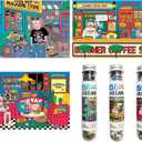 KALEIDOMINI150 Pieces Small Jigsaw Puzzles for AdultsIllustration Series Puzzle，6 x 4 Inches,3 Packs， Mini Jigsaw Puzzles Challenging Puzzles Small Puzzles Micro Puzzels Tiny Puzzle