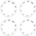 for Tesla Model Y 20 Inch Helix Wheel Rim Protector Hubcaps Helix Wheels Rim Cover Tire Trim Rings Silver 4Pcs Model Y Accessories, Silver