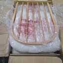 Storkcraft Premium Hoop Glider & Ottoman (Natural/Beige)  GREENGUARD Gold Certified Nursery Glider, Solid Wood Craftsmanship, Smooth-Gliding Nursery Chair and Ottoman, Award-Winning