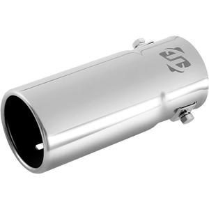 Exhaust tip - To Fit 1.5 to 2 Inch Exhaust tail Pipe Diameter- Stainless Steel to give chrome effect - Car Muffler tips