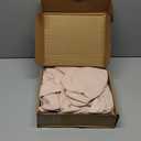 Amazon Basics Lightweight Super Soft Easy Care Microfiber 4-Piece Bed Sheet Set with 14-Inch Deep Pockets, Luxury Bedding, Queen, Blush Pink, Solid